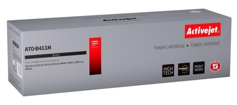 Activejet ATO-B411N Toner (zamiennik OKI 44574702; Supreme; 4000 stron; czarny)