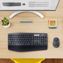 Logitech MK850 Performance klawiatura Dołączona myszka Uniwersalne RF Wireless + Bluetooth QWERTZ Niemiecki Czarny