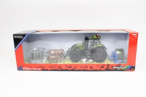 TOMY Britains Metalic Green Valtra zestaw 43323