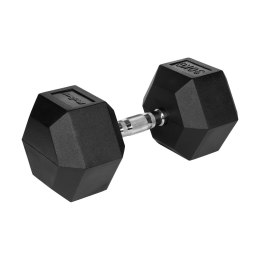 Hantel żeliwny gumowany HEX 30 kg REBEL ACTIVE