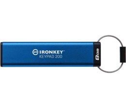 Pendrive KINGSTON IronKey Keypad 200 8 GB (8 GB /Niebieski )