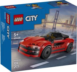 LEGO CITY Czerwony samochód sportowy 60448