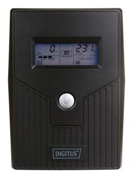 Digitus DN-170064-LCD zasilacz UPS Technologia line-interactive 0,8 kVA 480 W 2 x gniazdo sieciowe