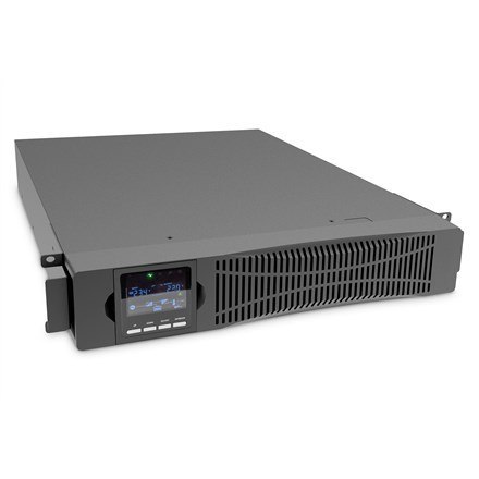 Zasilacz awaryjny UPS Online Rack 19" LCD 1500VA/1500W 3x12V/9Ah 8xC13 1xC14 USB RS232 RJ45 GŁ.460mm