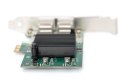 DIGITUS KARTA SIECIOWA PCIE PRZEWODOWA 2X RJ45 GIGABIT 10/100/1000MBPS LOW PROFILE DN-10132