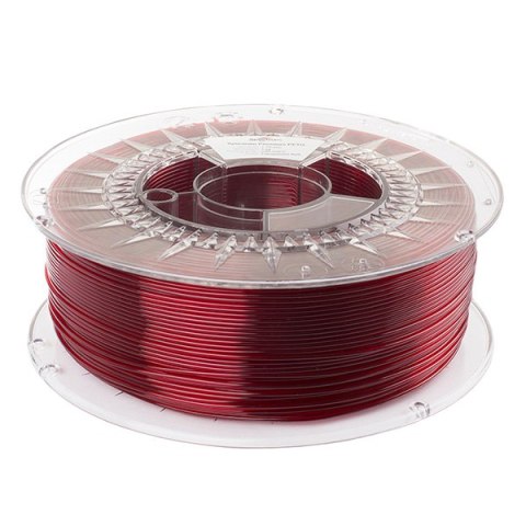 Spectrum 3D filament, Premium PET-G, 1,75mm, 1000g, 80050, transparent red