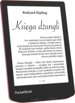 Czytnik e-Book POCKETBOOK PB634-3-WW (Czerwono-czarny)