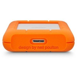 LaCie Rugged Mini zewnętrzny dysk twarde 2 TB 5400 RPM Micro-USB B 3.2 Gen 1 (3.1 Gen 1) Pomarańczowy, Srebrny