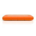 LaCie Rugged Mini zewnętrzny dysk twarde 2 TB 5400 RPM Micro-USB B 3.2 Gen 1 (3.1 Gen 1) Pomarańczowy, Srebrny