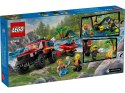 LEGO CITY 60412 TERENOWY WÓZ STRAŻACKI Z ŁODZIĄ RATUNKOWĄ