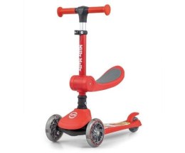 Hulajnoga trójkołowa dla dzieci Scooter Fuzzy Red Milly Mally