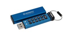 Pendrive KINGSTON IronKey 128 GB (128 GB /Niebieski )