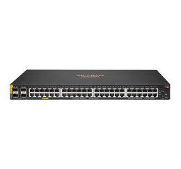 Aruba 6100 48G Class4 PoE 4SFP+ 370W Zarządzany L3 Gigabit Ethernet (10/100/1000) Obsługa PoE 1U Czarny