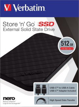 VERBATIM DYSK ZEWNĘTRZNY SSD 2.5