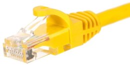 NETRACK RJ45 - RJ45 UTP 0.5 m Żółty 0.5 Patchcord