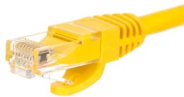 NETRACK RJ45 - RJ45 UTP 0.5 m Żółty 0.5 Patchcord