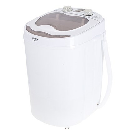 Adler | AD 8055 | Mini washing machine | Top loading | Washing capacity 3 kg | RPM | Depth 37 cm | Width 36 cm | White