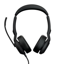 Jabra 25089-989-899 słuchawki/zestaw słuchawkowy Przewodowa Opaska na głowę Biuro/centrum telefoniczne USB Type-C Czarny