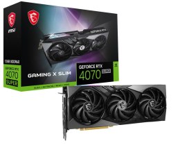 Karta graficzna MSI GeForce RTX 4070 SUPER Gaming X Slim 12GB GDDR6X (RTX 4070 SUPER 12G GAMING X SLIM)