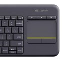 Logitech K400 Plus, Klawiatura AA, CZ, multimedialny, 2.4 [GHz], bezprzewodowa, czarna