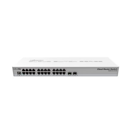 MikroTik | Cloud Router Switch CRS326-24G-2S+RM | Managed L3 | Rackmountable | 1 Gbps (RJ-45) ports quantity 24 | SFP+ ports qua