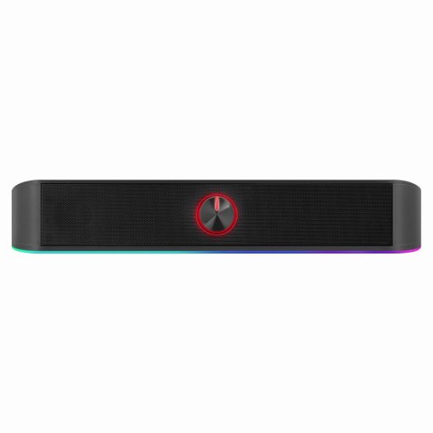 Defender Soundbar Z10, 2.0, 6W, czarny, regulacja głośności, Podświetlenie LED, USB/Bluetooth, 80Hz-20kHz