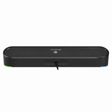 Defender Soundbar Z10, 2.0, 6W, czarny, regulacja głośności, Podświetlenie LED, USB/Bluetooth, 80Hz-20kHz