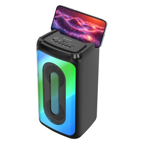 Defender głośnik CONCERTO, Li-Ion, 2.0, 20W, czarny, regulacja głośności, LED, BT 5.3, TWS, 60Hz~20kHz