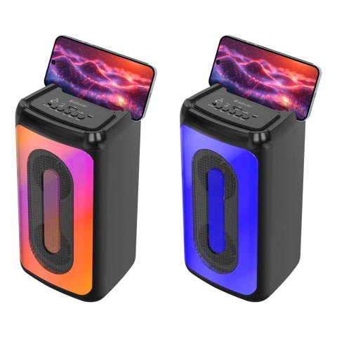 Defender głośnik CONCERTO, Li-Ion, 2.0, 20W, czarny, regulacja głośności, LED, BT 5.3, TWS, 60Hz~20kHz