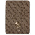 Guess GUFC11RM24PS4SGW iPad Air 11" 2024 brązowy/brown Magnetic 4G Big Logo