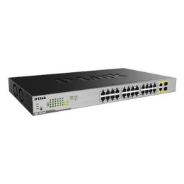 D-Link | Switch | DGS-1026MP | Niezarządzany | Do montażu w szafie | Porty 1 Gb/s (RJ-45) w liczbie 24 | Porty SFP w liczbie 2 |