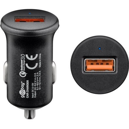 Goobay 45162 Quick Charge QC3.0 USB car fast charger