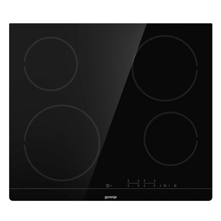 Gorenje | ECT641BSC | Hob | Vitroceramic | Number of burners/cooking zones 4 | Touch | Timer | Black | Display