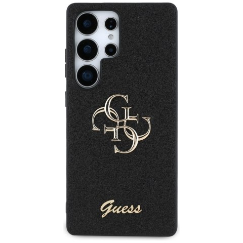 Etui Guess Fixed Glitter Big 4G Metal Logo do Samsung Galaxy S25 Ultra czarny