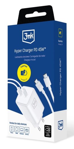 3MK Hyper Charger Uniwersalne Biały Prąd przemienny Szybkie ładowanie Wewnętrzna