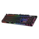 Genius GX Gaming Scorpion K12 Copilot, klawiatura CZ/SK, do gry, przewodowa (USB), czarna, mechaniczna