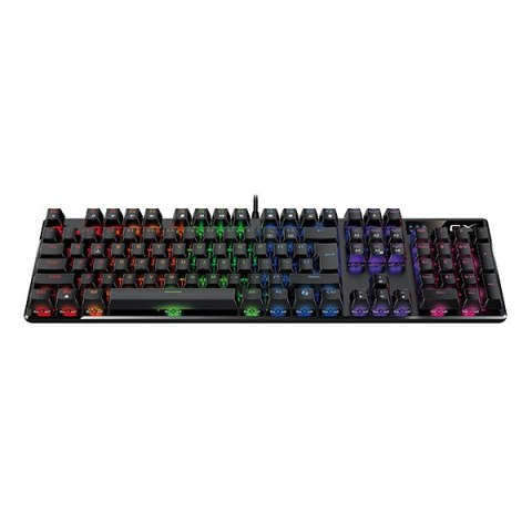 Genius GX Gaming Scorpion K12 Copilot, klawiatura CZ/SK, do gry, przewodowa (USB), czarna, mechaniczna