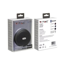 Bezprzewodowy głośnik V-TAC VT-6211 4W 800mAh Bluetooth (SKU 7718) Czarny