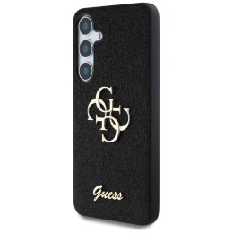 Etui Guess Fixed Glitter Big 4G Metal Logo do Samsung Galaxy S25 Plus czarny