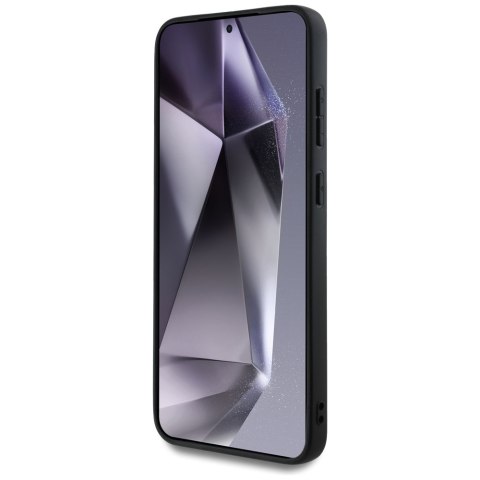 Etui Guess Fixed Glitter Big 4G Metal Logo do Samsung Galaxy S25 Plus złoty