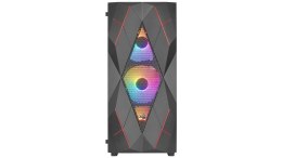 Obudowa Volcan Czarna Mid Tower RGB