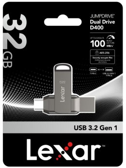 Pendrive Dual Drive D400 32GB USB-C/A 3.1 100MB/s