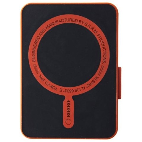 Portfel Skinarma Mirage Spunk Wallet Magnetic Grip Stand pomarańczowy