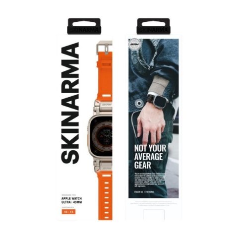 Skinarma pasek Titon Apple Watch Ultra 49mm pomarańczowy/orange