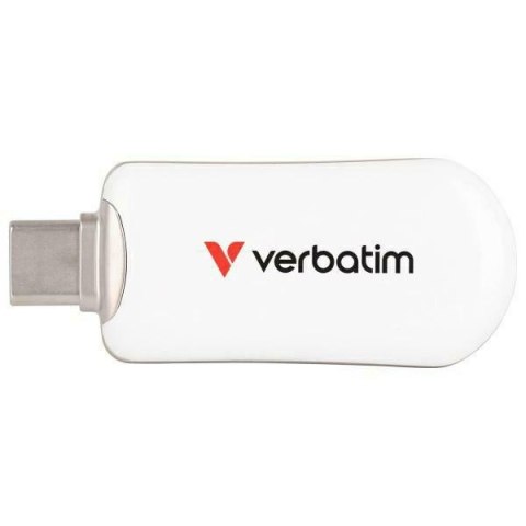 Pendrive Verbatim Plectra 128GB USB-C biały/white 30229