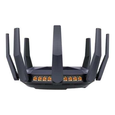 Asus | AX6000 Dual Band Router | RT-AX89X | 802.11ax | 4804+1300 Mbit/s | 10/100/1000 Mbit/s | Porty Ethernet LAN (RJ-45) 8 | Ob