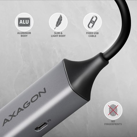 Karta sieciowa Axagon ADE-TXPD USB3.2 Gen 1 Type-C / Gigabit Ethernet 10/100/1000