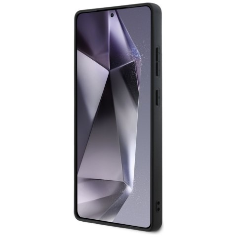 Etui BMW Leather Half Textured MagSafe do Samsung Galaxy S25 Ultra czarny