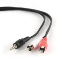 Kabel stereo minijack - 2x RCA (CHINCH) 1.5m Gembird