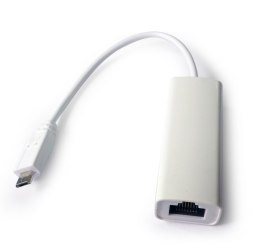 Adapter/Karta sieciowa microUSB 2.0(M)->RJ-45 LAN / Gembrid